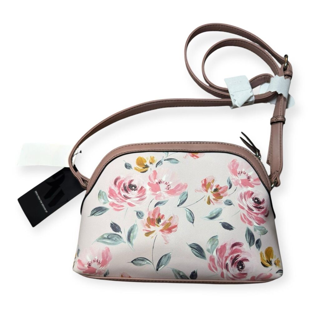 Nine West Floral Crossbody Bag Colorful Adjustable Bag‎ BNWT - Picture 2 of 6